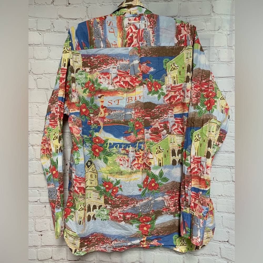 Vtg Tommy Hilfiger Hawaiian 🌺 Shirt Size M - Picture 6 of 6